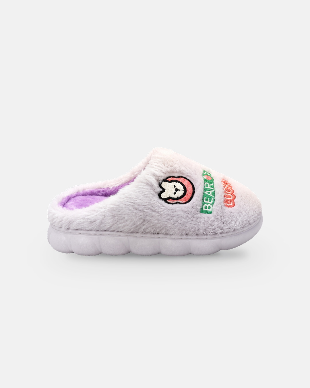 Smiley Fur Clog | BSH-38
